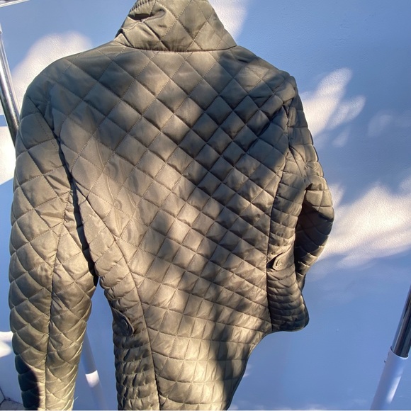 Tommy Hilfiger Army Green Slim Fit Quilted Jacket Size Small - Picture 6 of 8